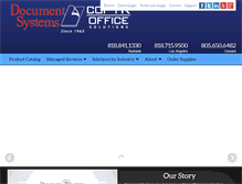 Tablet Screenshot of documentsystems.com